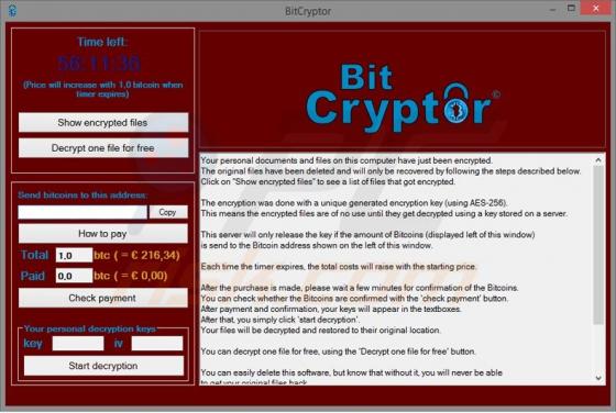 Wirus BitCryptor
