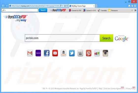 Przekierowanie search.myway.com
