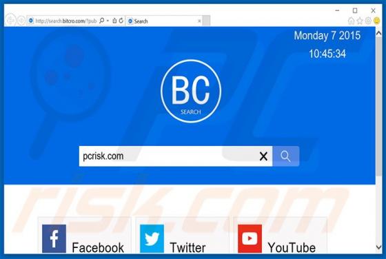 Przekierowanie Search.bitcro.com