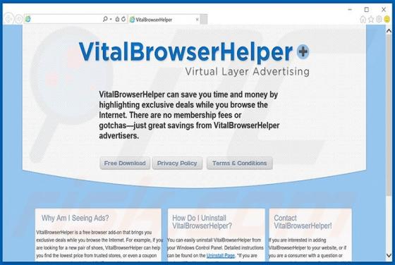 Reklamy Vital Browser Helper