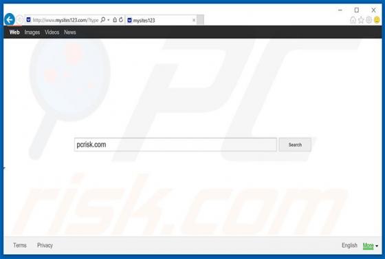 Przekierowanie mysites123.com