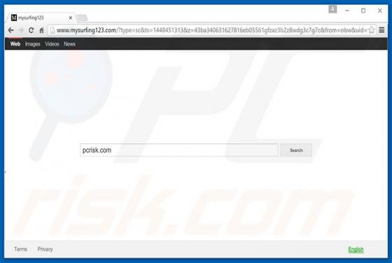 Przekierowanie mysurfing123.com