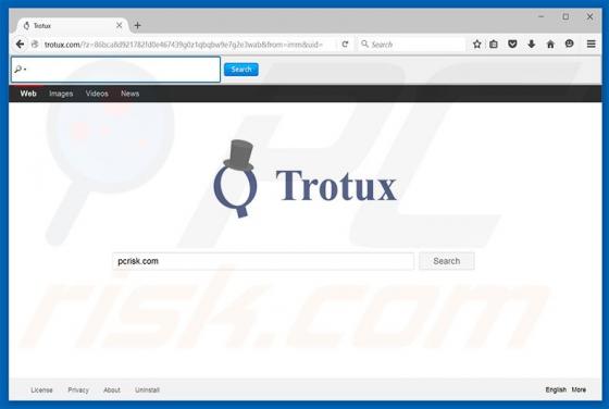 Przekierowanie trotux.com