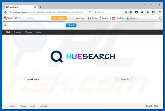 Przekierowanie nuesearch.com