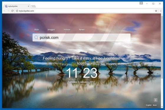 Przekierowanie myluckysites.com
