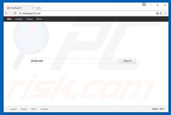 Przekierowanie initialpage123.com
