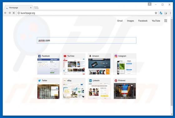 Przekierowanie launchpage.org