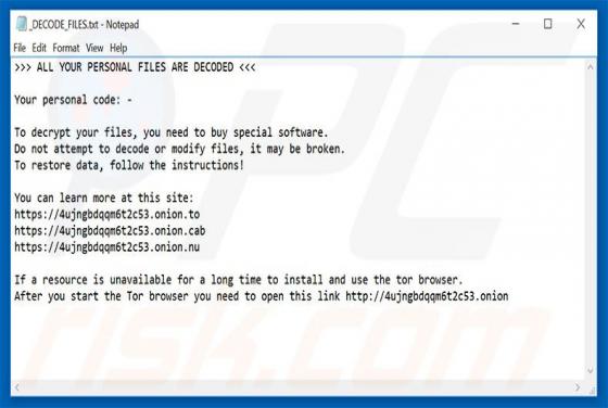 Ransomware UIWIX