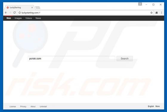 Przekierowanie luckystarting.com