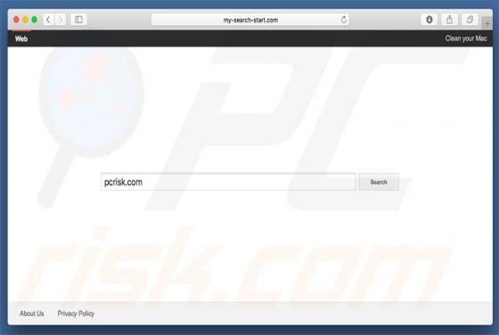 Przekierowanie my-search-start.com (Mac)