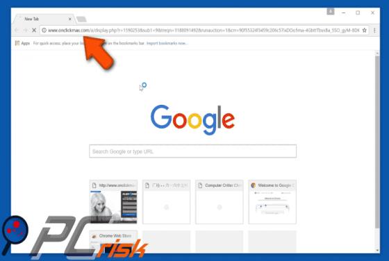 Przekierowanie onclickmax.com