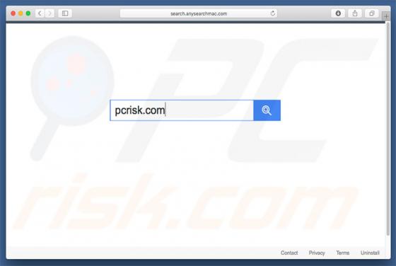 Przekierowanie search.anysearchmac.com (Mac)