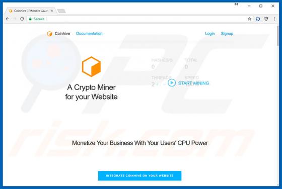 Wirus Coinhive