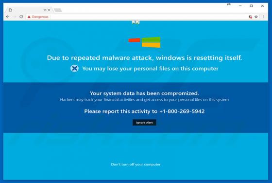 Oszustwo Windows Is Resetting Itself