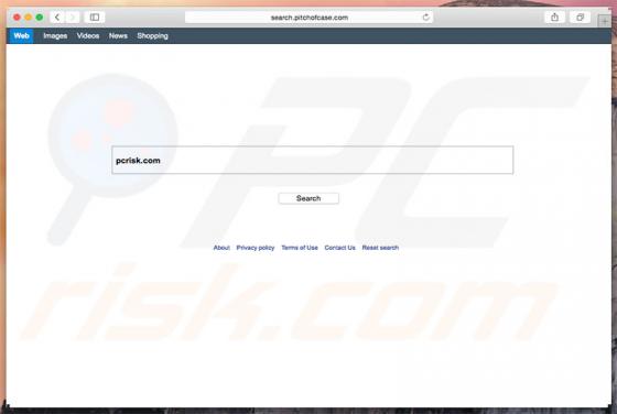 Przekierowanie search.pitchofcase.com (Mac)