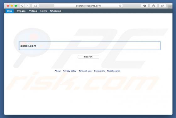 Przekierowanie search.stosgame.com (Mac)