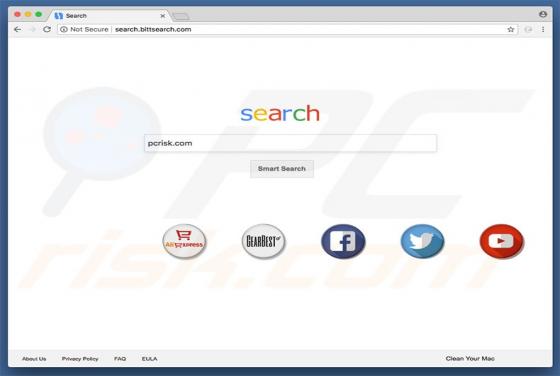 Przekierowanie search.bittsearch.com (Mac)