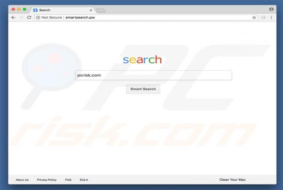 Przekierowanie smartsearch.pw (Mac)