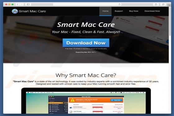 Niechciana aplikacja Smart Mac Care (Mac)
