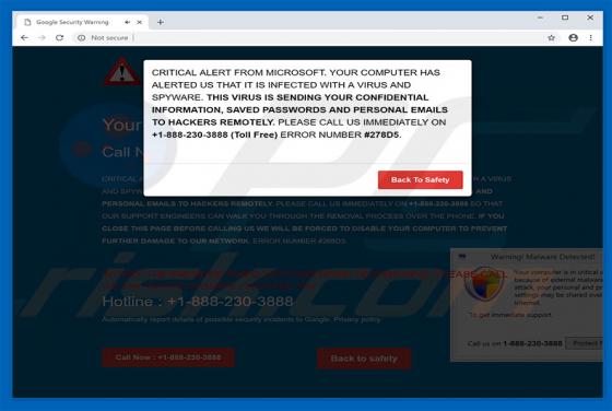 Oszutwo POP-UP Virus Is Sending Your Information To Hackers