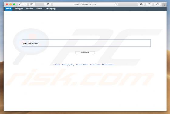 Przekierowanie search.borderov.com (Mac)
