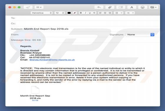 Wirus HMRC Email
