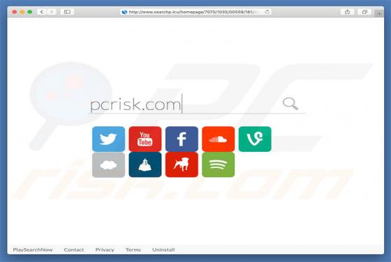 Przekierowanie searchp.icu (Mac)