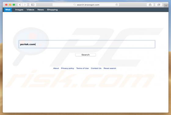 Przekierowanie search.bravogol.com (Mac)