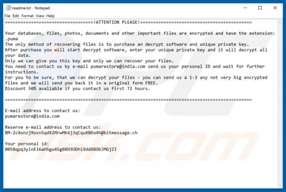 Ransomware Puma