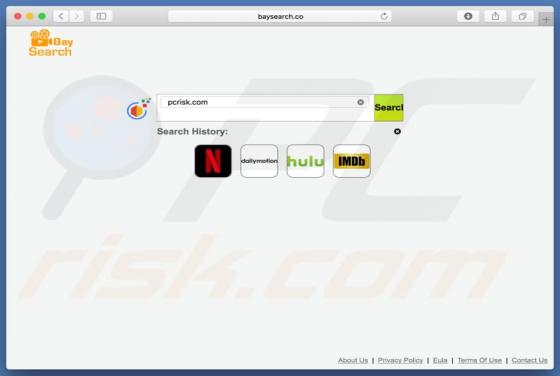 Przekierowanie baysearch.co (Mac)