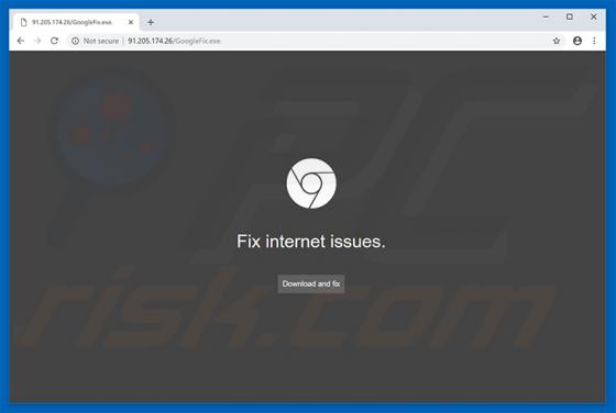 Wirus GoogleFix.exe