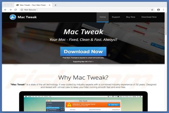 Niechciana aplikacja Mac Tweak (Mac)