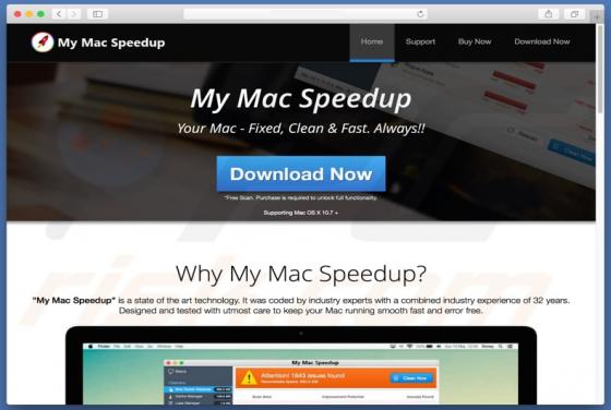 Niechciana aplikacja My Mac Speedup (Mac)