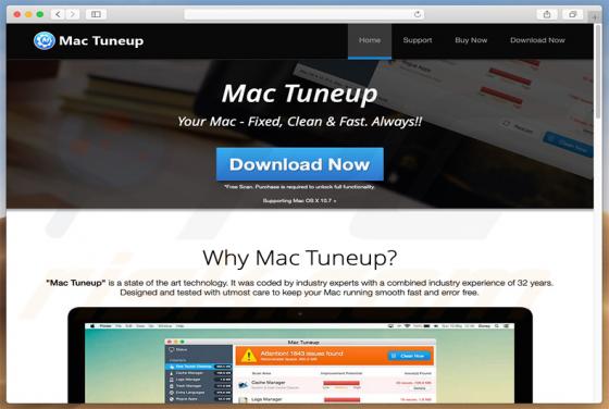 Niechciana aplikacja Mac Tuneup Pro (Mac)