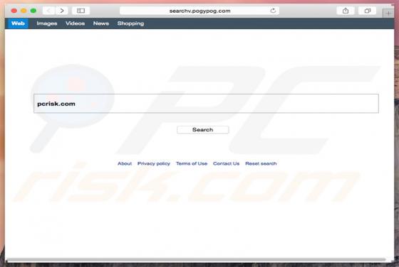 Przekierowanie search.pogypog.com (Mac)