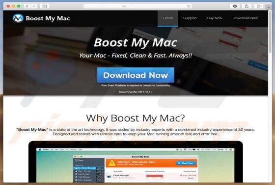 Niechciana aplikacja Boost My Mac (Mac)