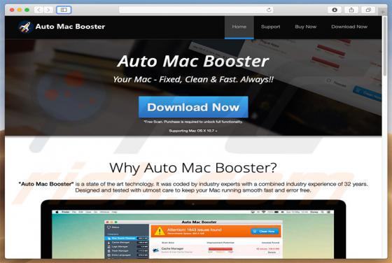 Niechciana aplikacja Auto Mac Booster (Mac)