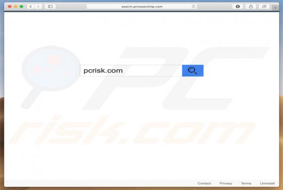 Przekierowanie search.prosearchtip.com (Mac)