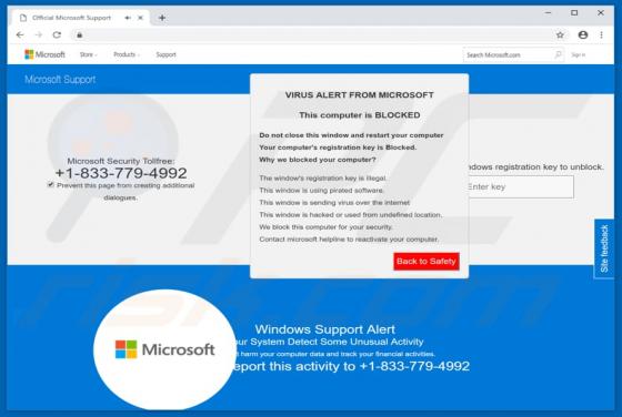 Oszustwo POP-UP Windows Protected Your PC