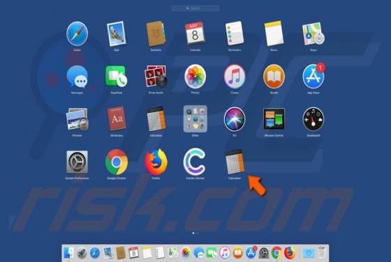 Malware Fałszywy Kalkulator (Mac)