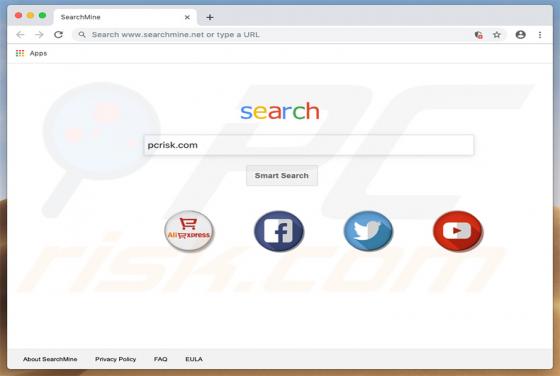 Przekierowanie searchmine.net (Mac)