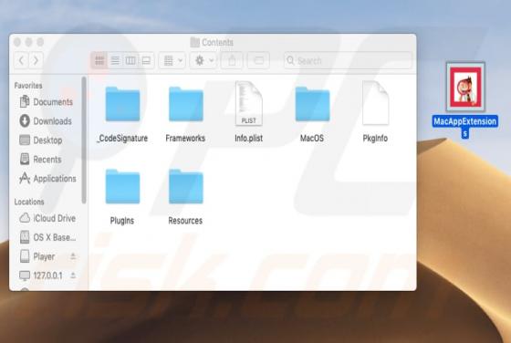 Porywacz przeglądarki MacAppExtensions (Mac)