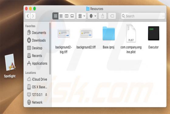 Wirus spotlight.app (Mac)