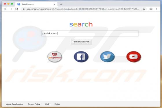 Przekierowanie searcreetch.com (Mac)