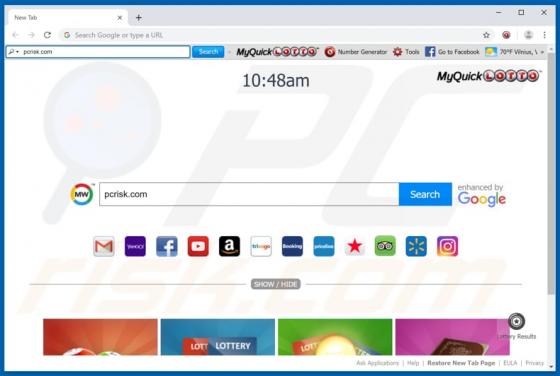 Pasek narzędzi MyQuickLotto