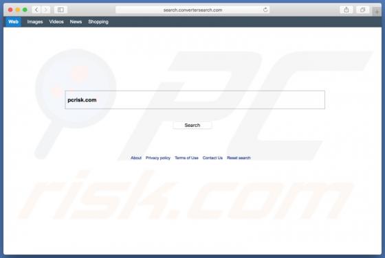Przekierowanie search.convertersearch.com (Mac)