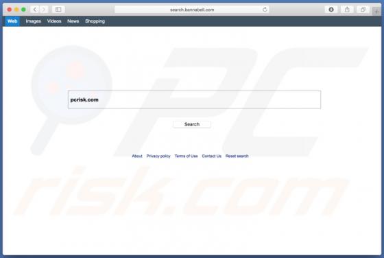 Przekierowanie search.bannabell.com (Mac)
