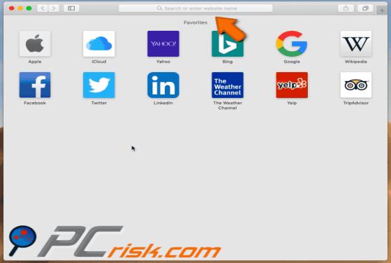 Przekierowanie Lkysearchex (Mac)
