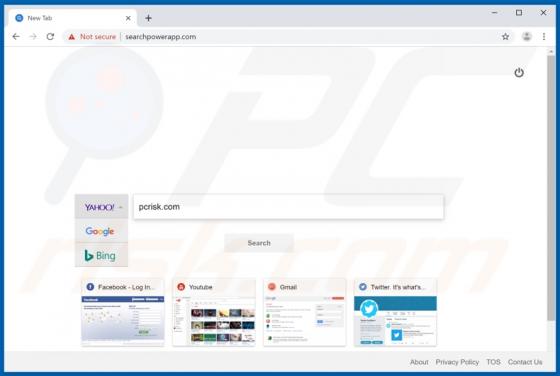 Przekierowanie searchpowerapp.com