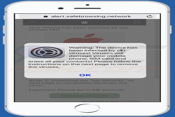 Oszustwo POP-UP Safebrowsing.network (Mac)